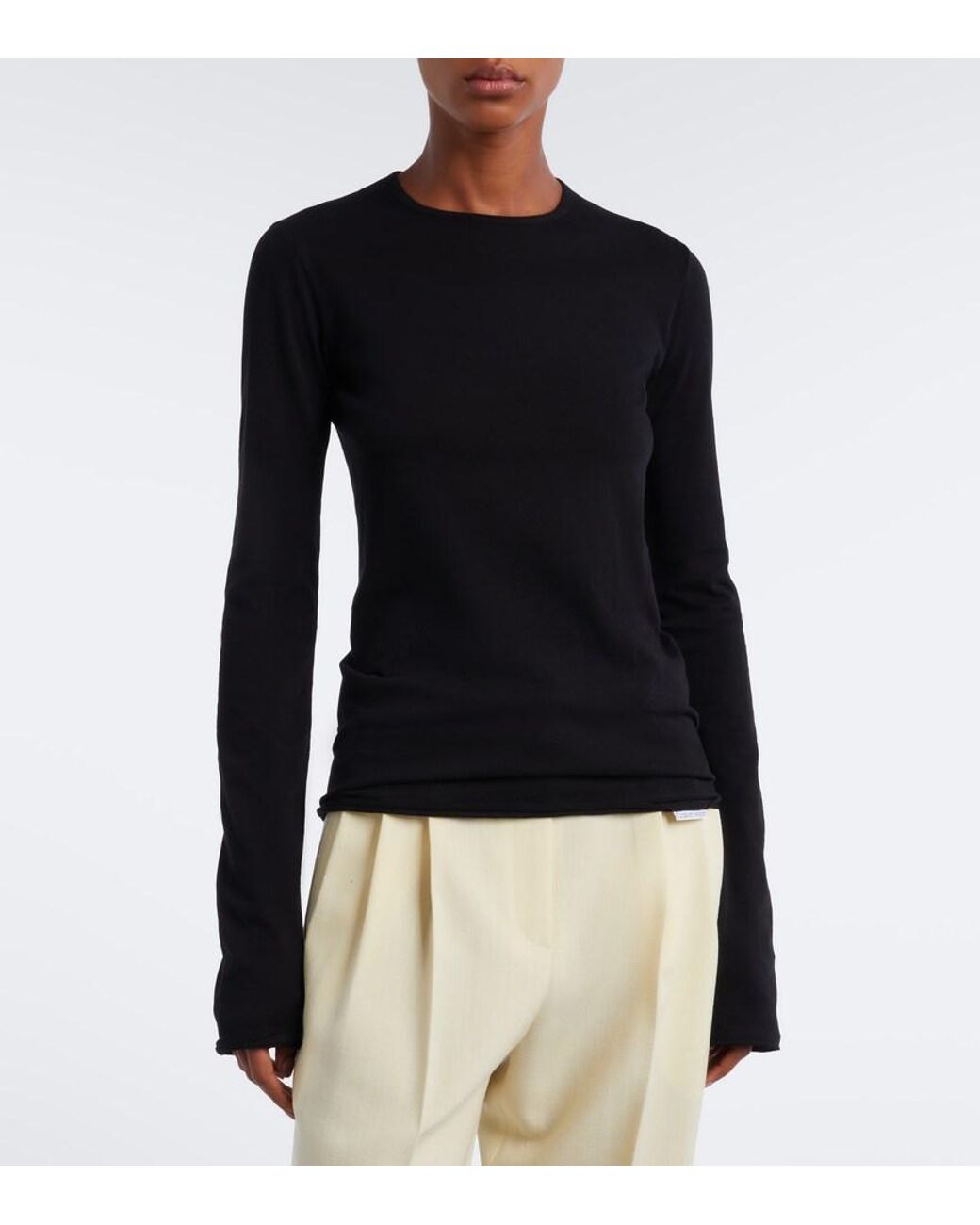 Calvin Klein Blue Gardenia Cotton Jersey T-Shirt