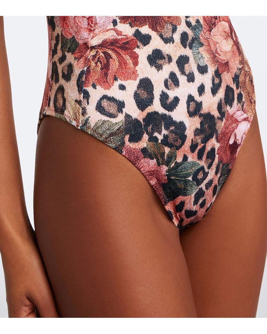 Alexandra Miro White Zella Printed Swimsuit