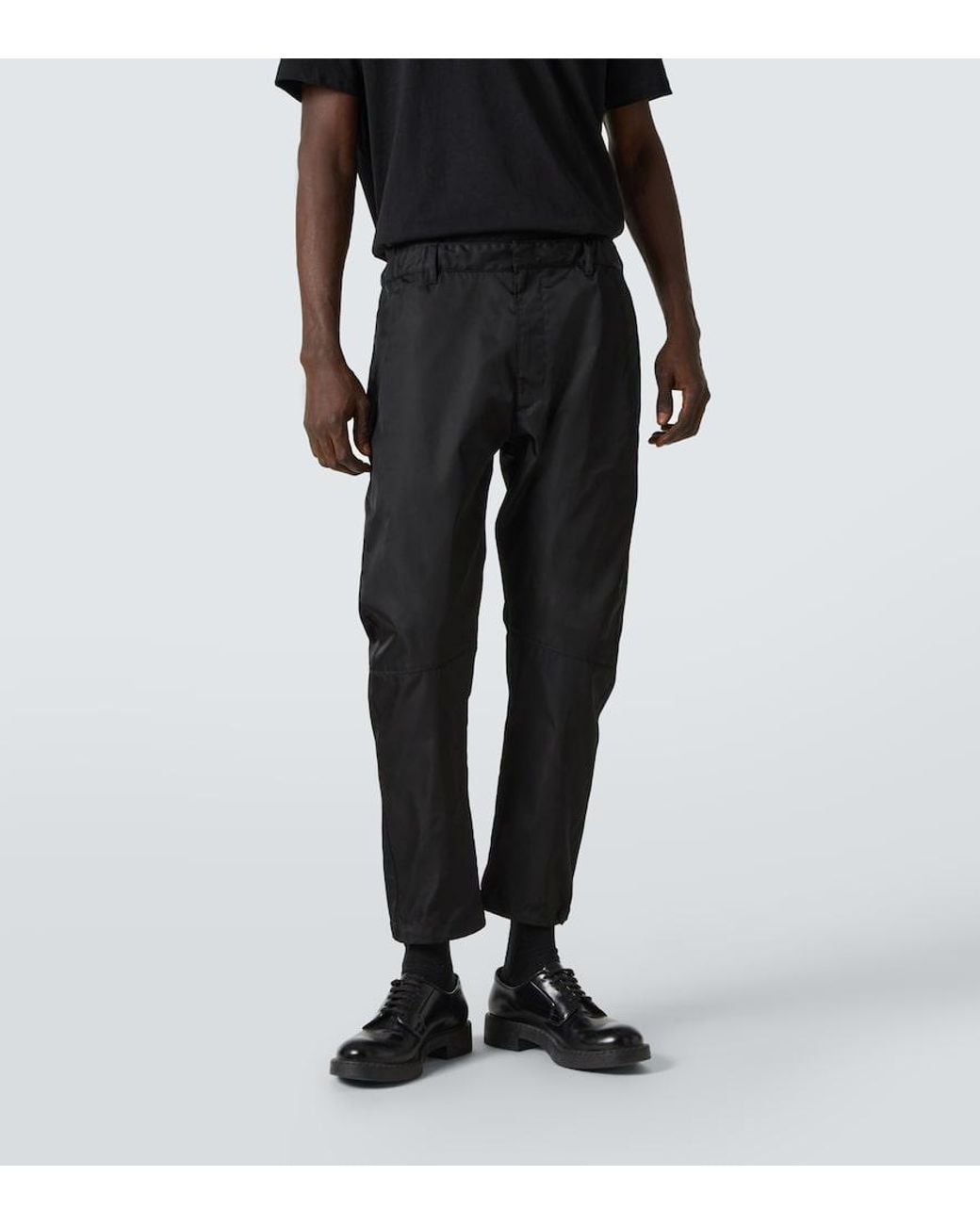 Prada Black Pantalones Técnicos De Nylon for men