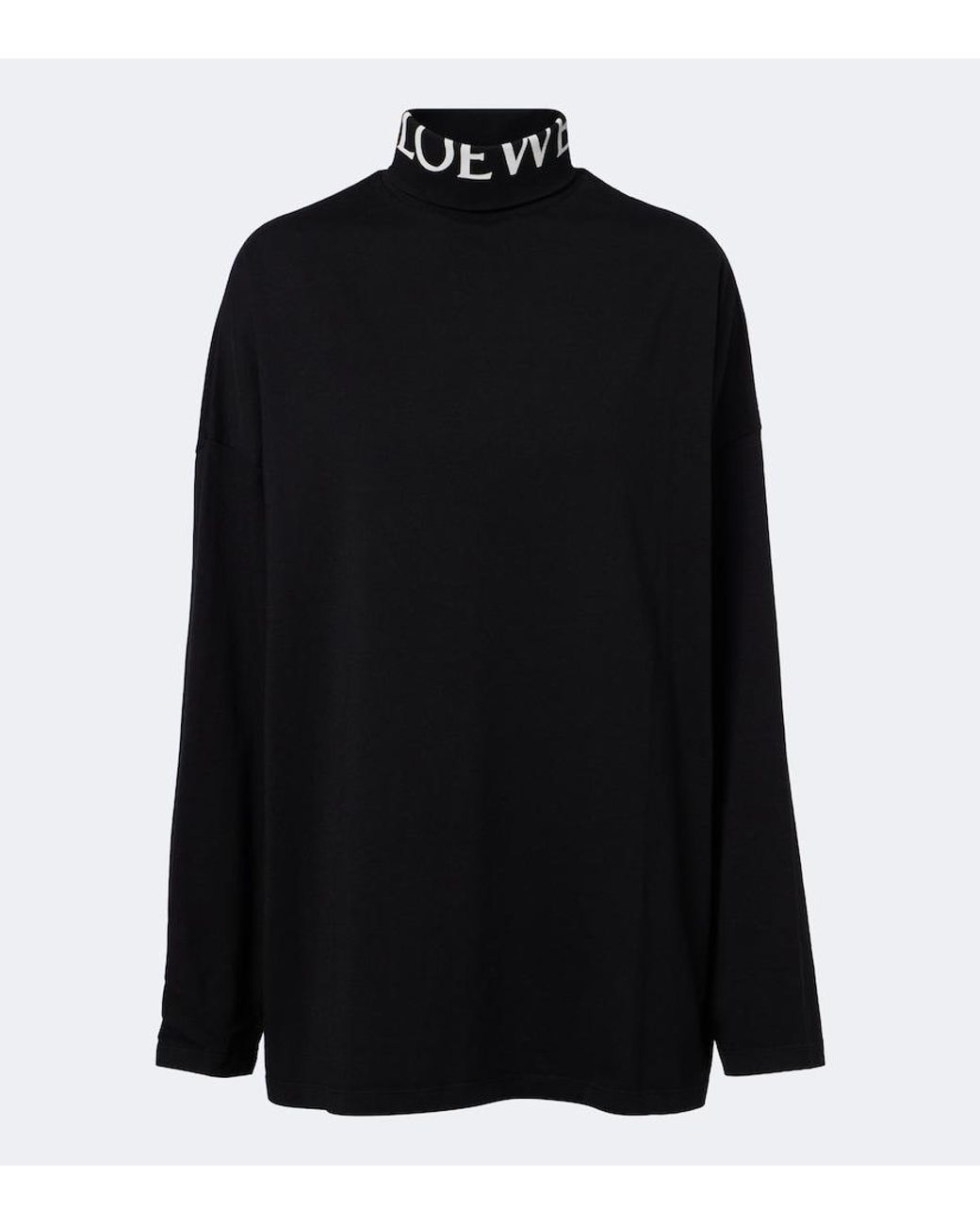 Loewe Black Logo Cotton Top