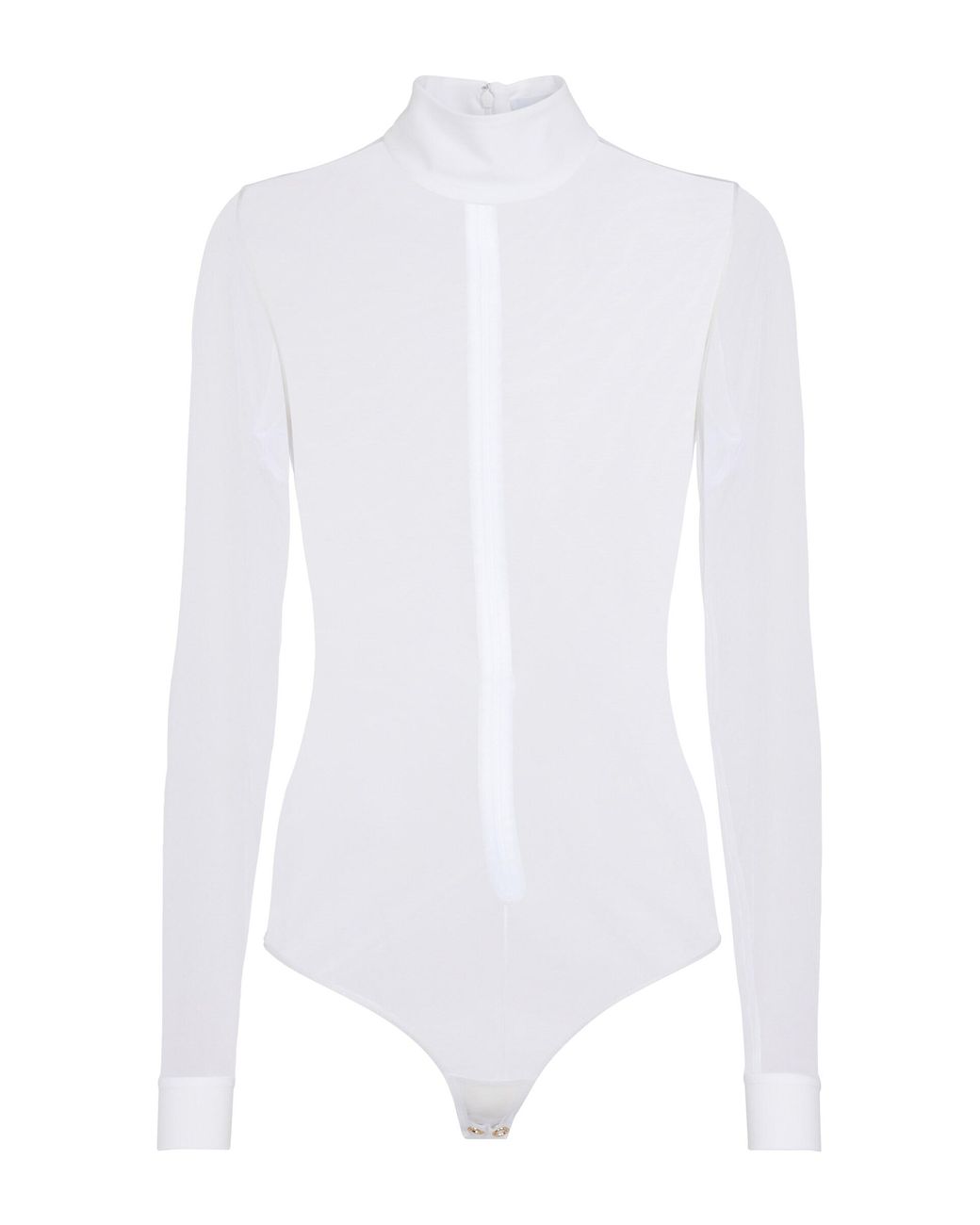 Burberry Sheer Turtleneck Bodysuit in 