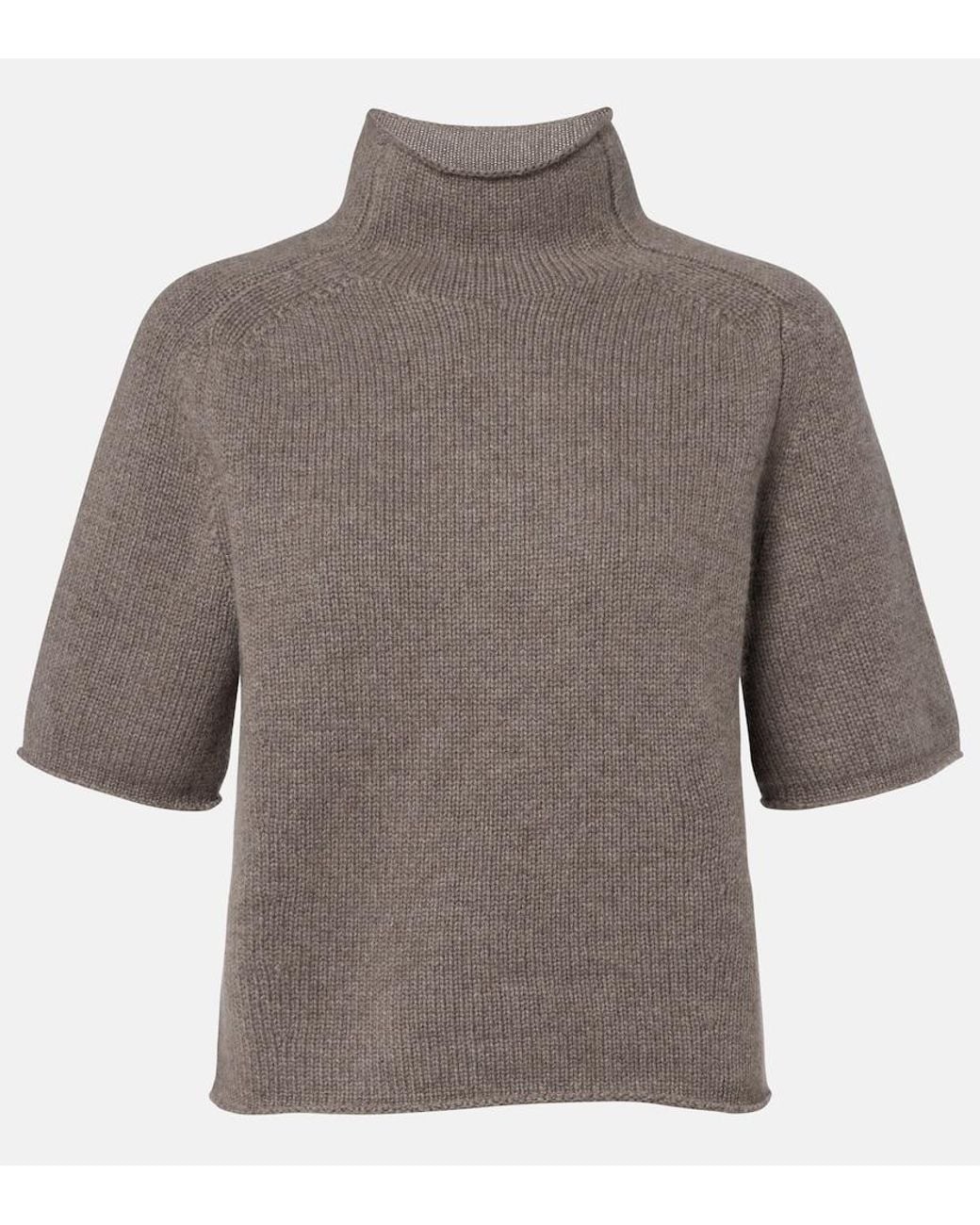 Lisa Yang Brown Fride Cashmere Turtleneck Sweater