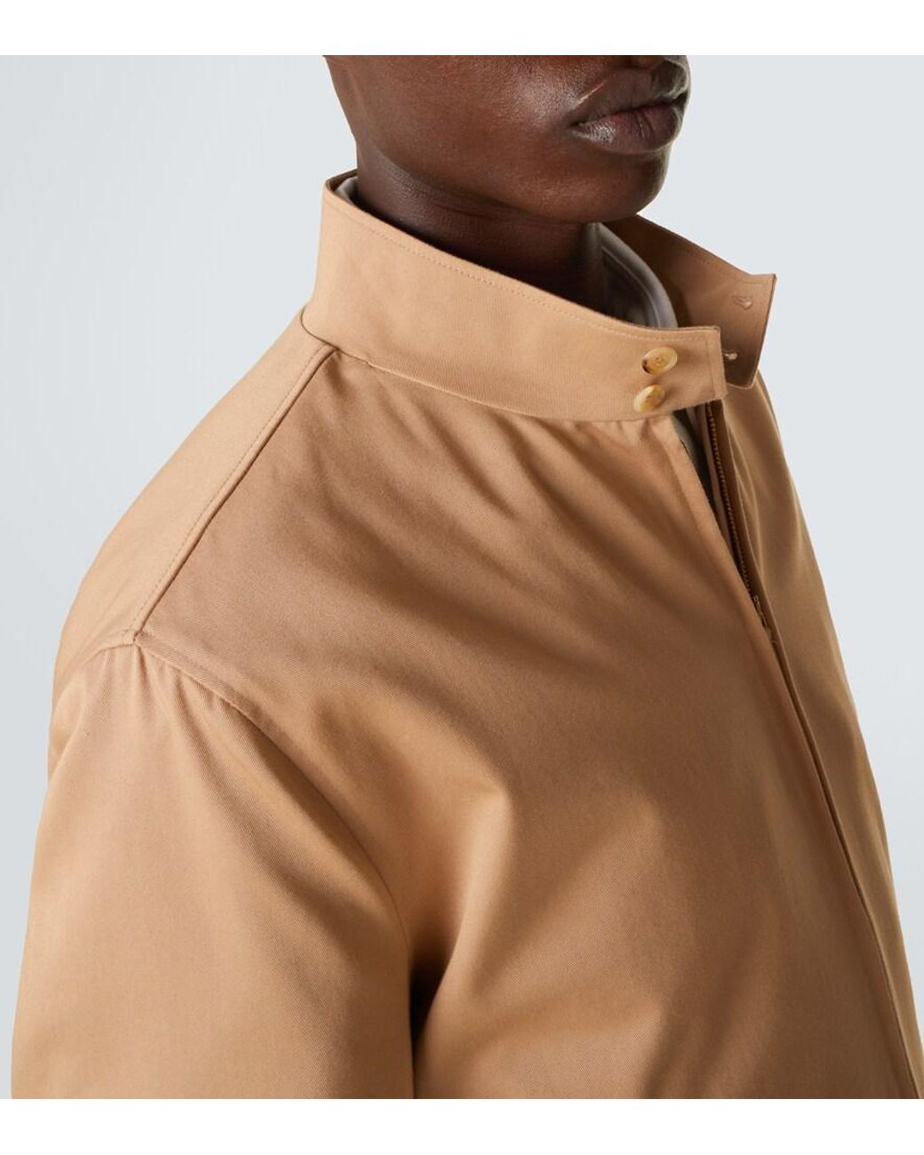 Gabriela Hearst Natural Cotton Blouson Jacket for men
