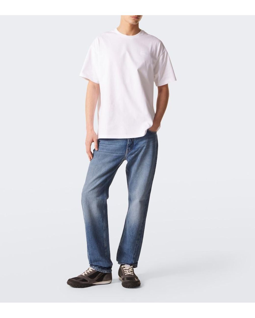 Givenchy Black Glide Suede-Trimmed Sneakers for men