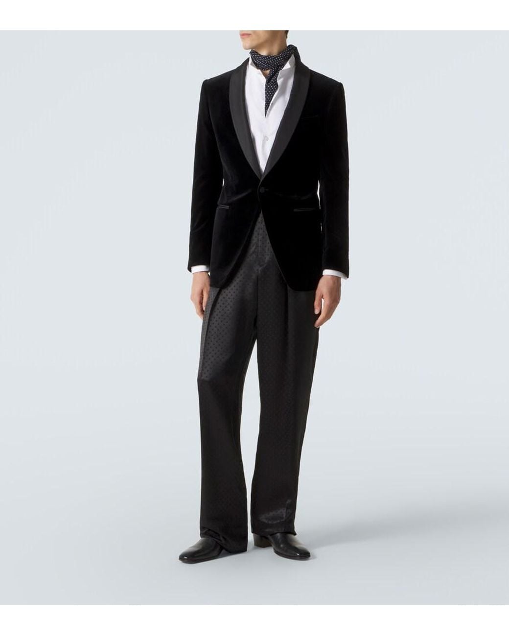Tom Ford Black Velvet Suit Jacket for men