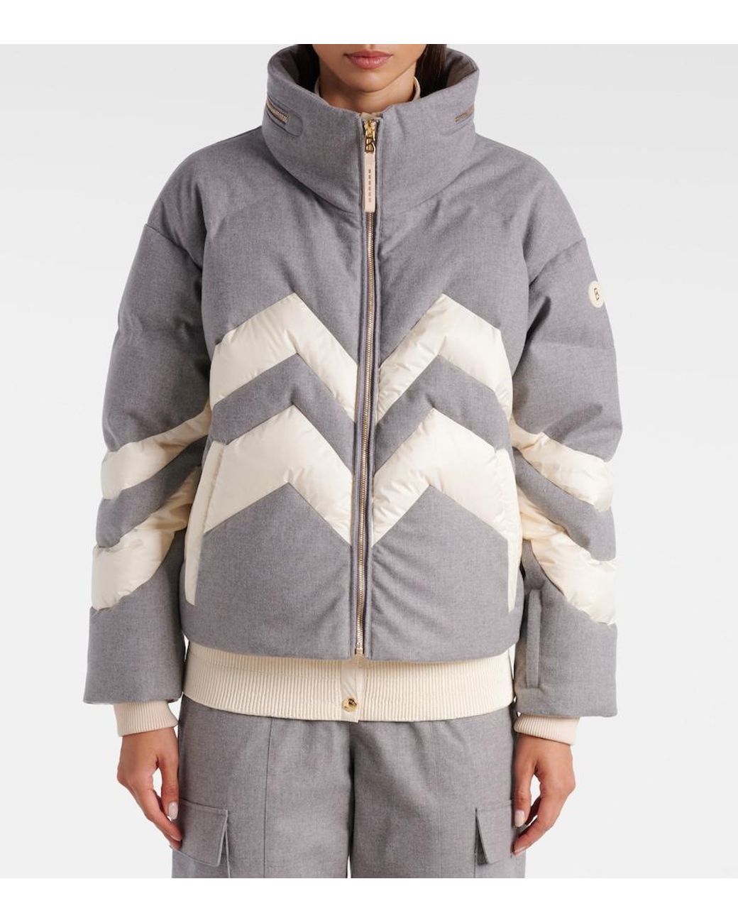 Bogner Gray Valea Down Ski Jacket