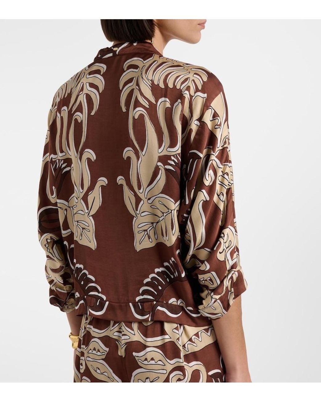 Poupette Pink Azia Printed Top