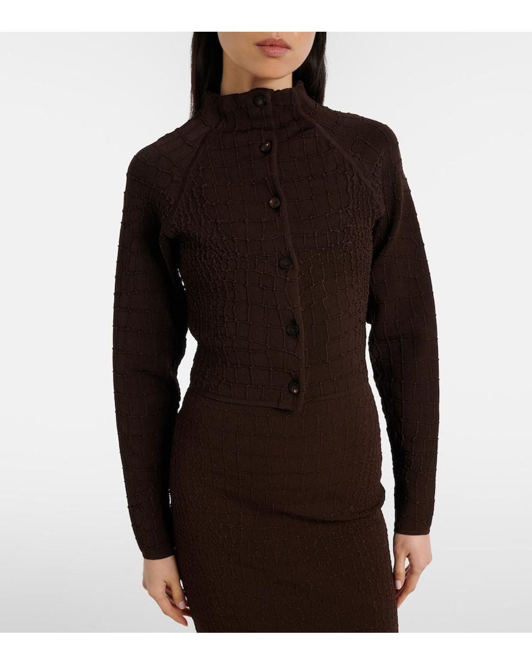 Jacquemus Black Cropped Cardigan