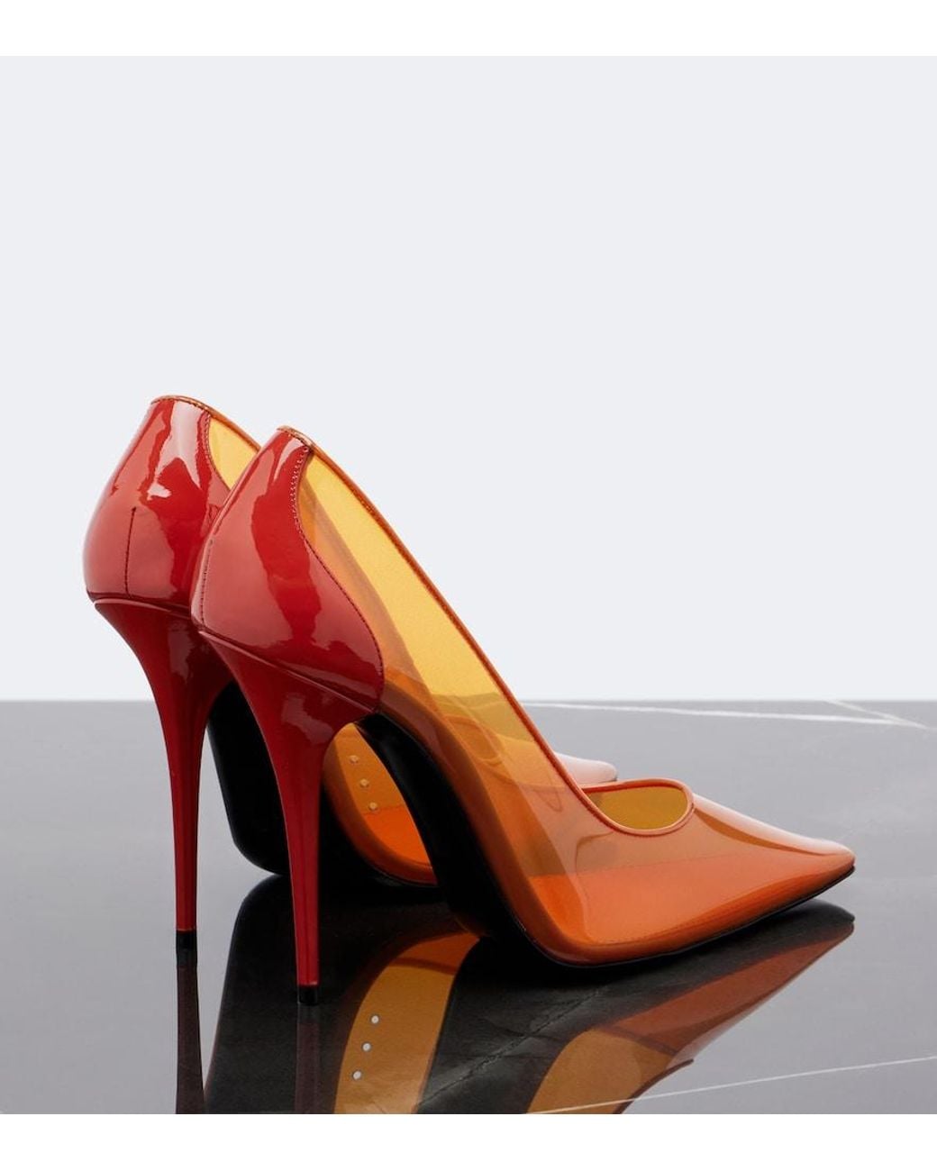 Saint Laurent Orange Folie Tpu Pumps