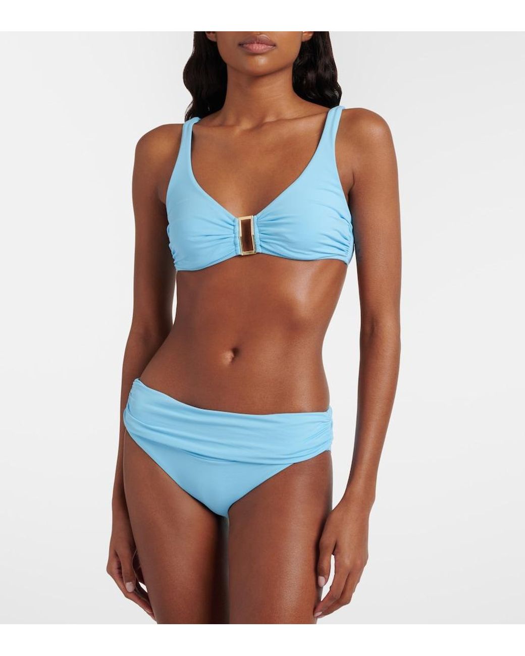 Melissa Odabash Blue Bikini-Oberteil Bel Air