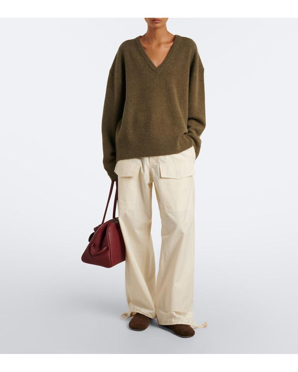 Extreme Cashmere Brown N°457 Jack Cashmere-Blend Sweater