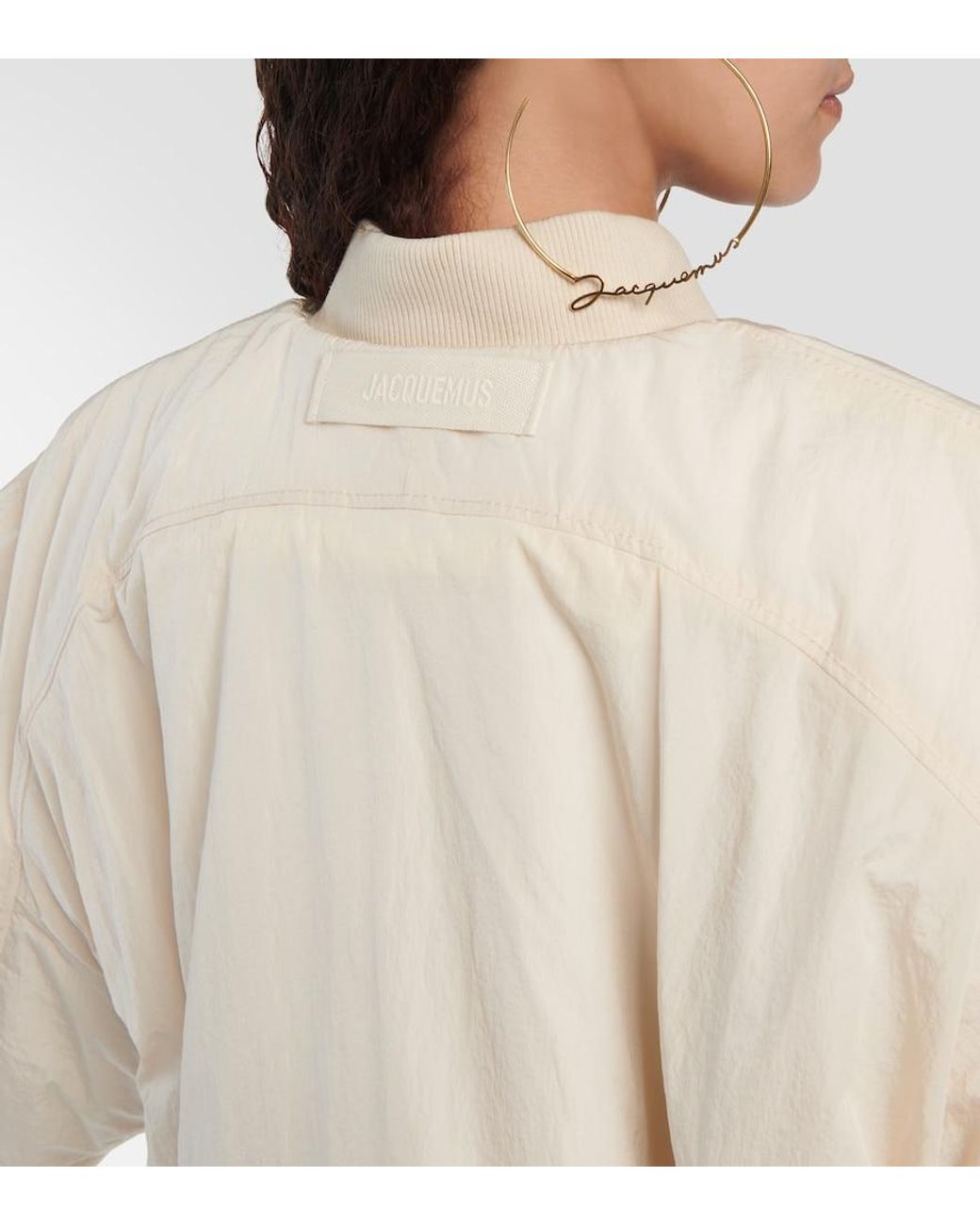 Jacquemus Natural Le Bomber Bahia Jacket