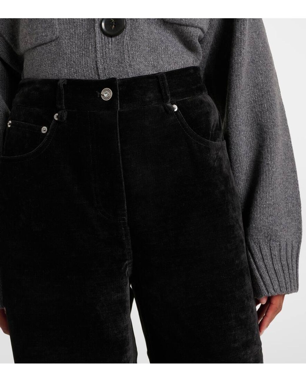 Proenza Schouler Black Label Weite Hose Donovan Aus Chenille