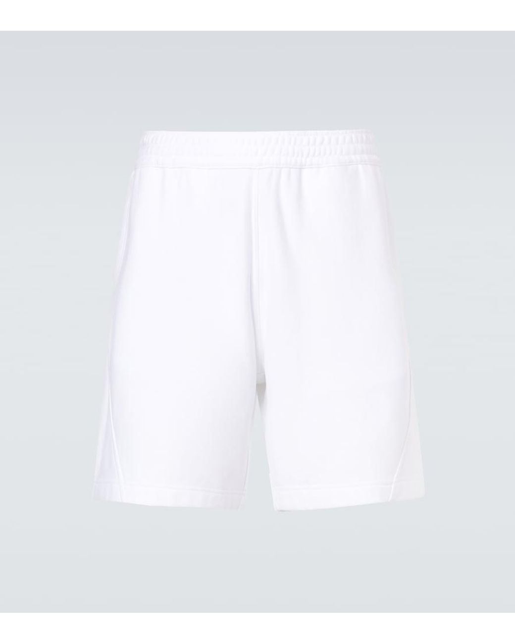 Givenchy White Couture Seam Cotton Bermuda Shorts for men