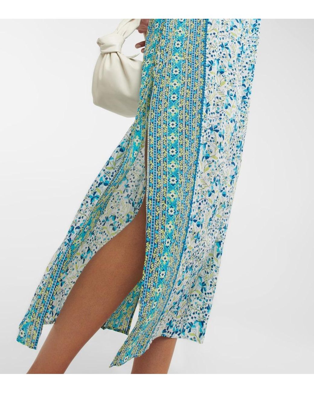 Poupette Blue Floral Maxi Dress