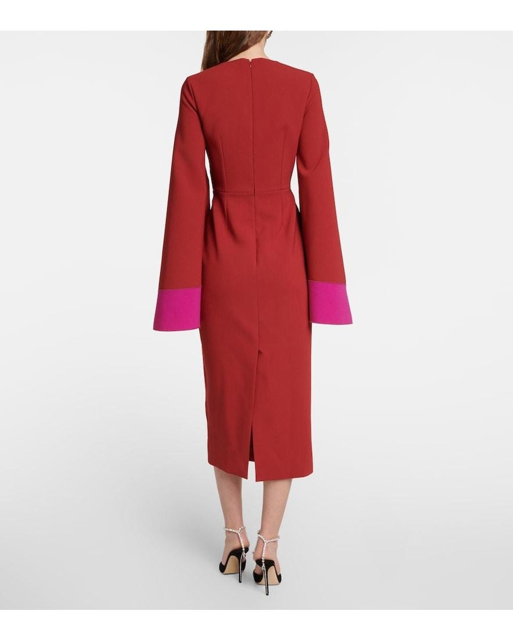 Roksanda Red Zimara Midi Dress