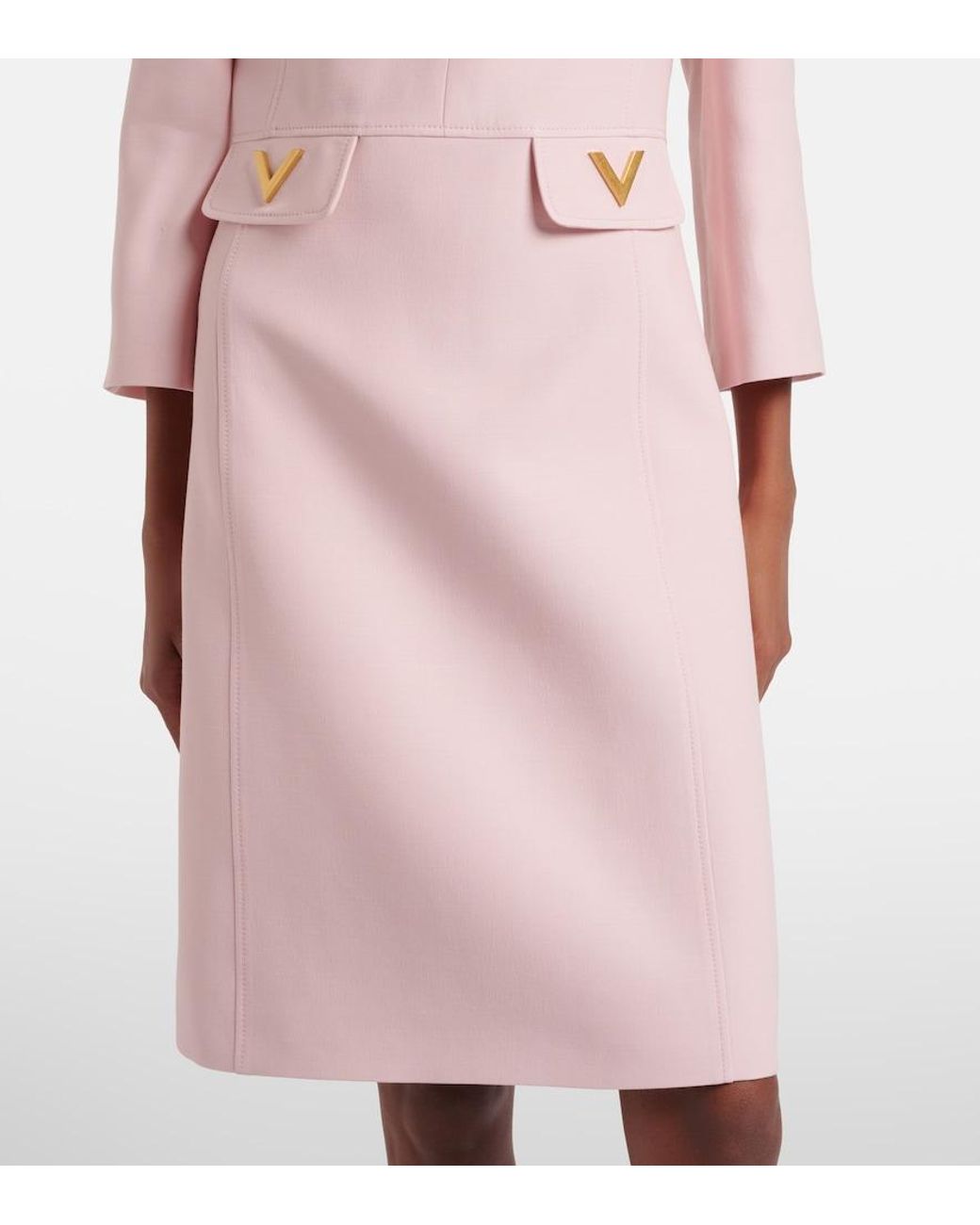 Valentino Garavani Pink Crepe Couture Minidress