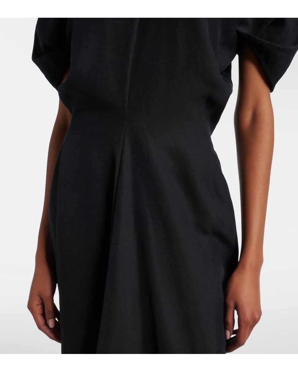 Khaite Black Ria Maxi Dress