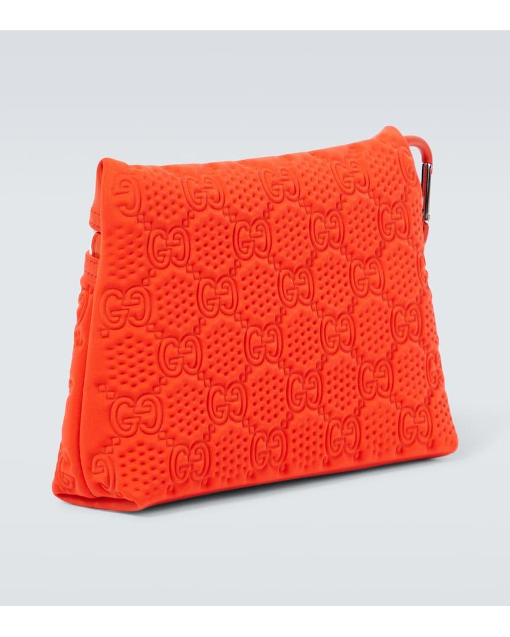 【GUCCI】GG Scuba Small Pouch ORANGE Gucci Small Gg Scuba Pouch in Red for Men | Lyst