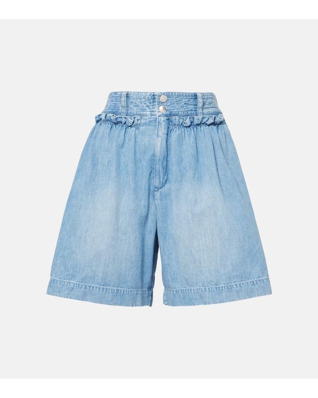 Isabel Marant Blue Ingrid Denim Shorts