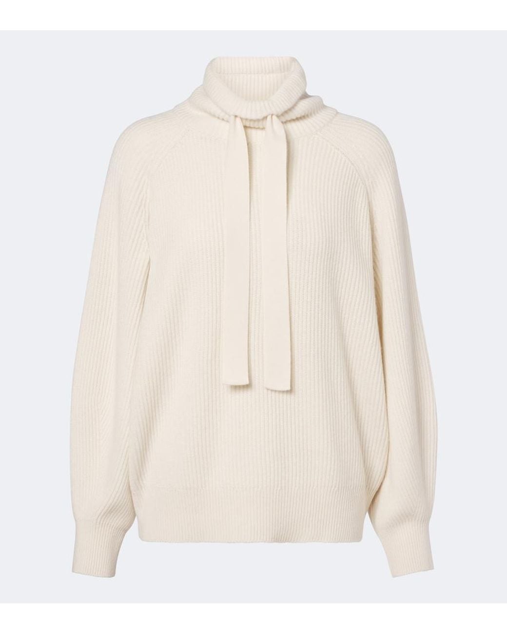 Brunello Cucinelli Natural Cashmere Turtleneck Sweater