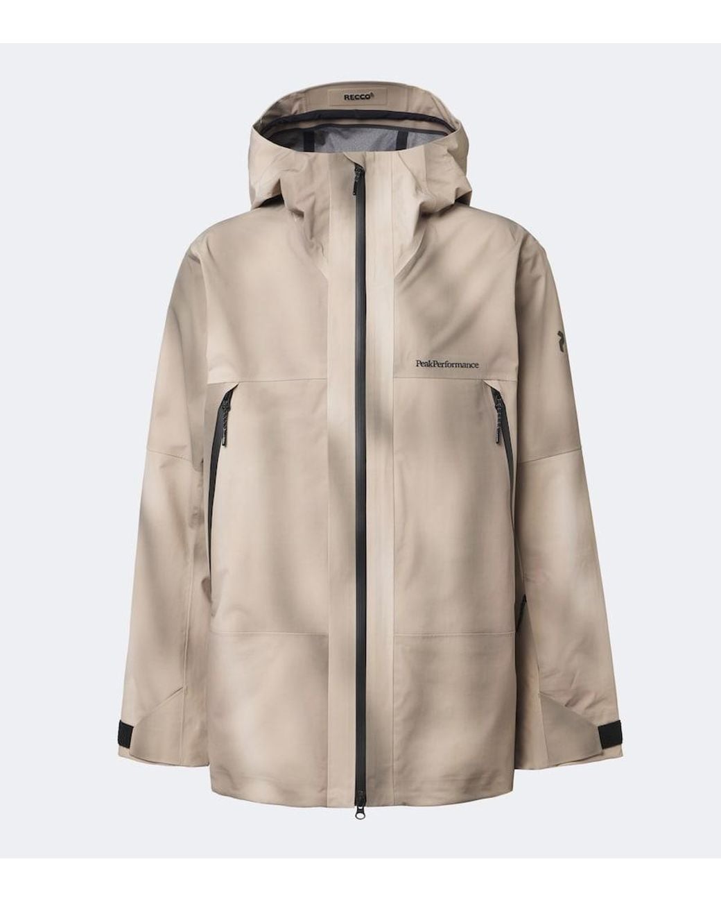 Giacca Da Sci Edge Con Cappuccio di Peak Performance in Natural da Uomo