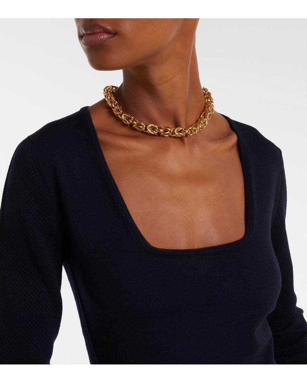 Max Mara Blue Sophia Wool-Blend Midi Dress