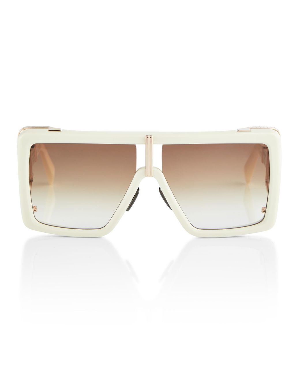 Balmain Wonder Boy Ii Oversized Sunglasses in White Lyst