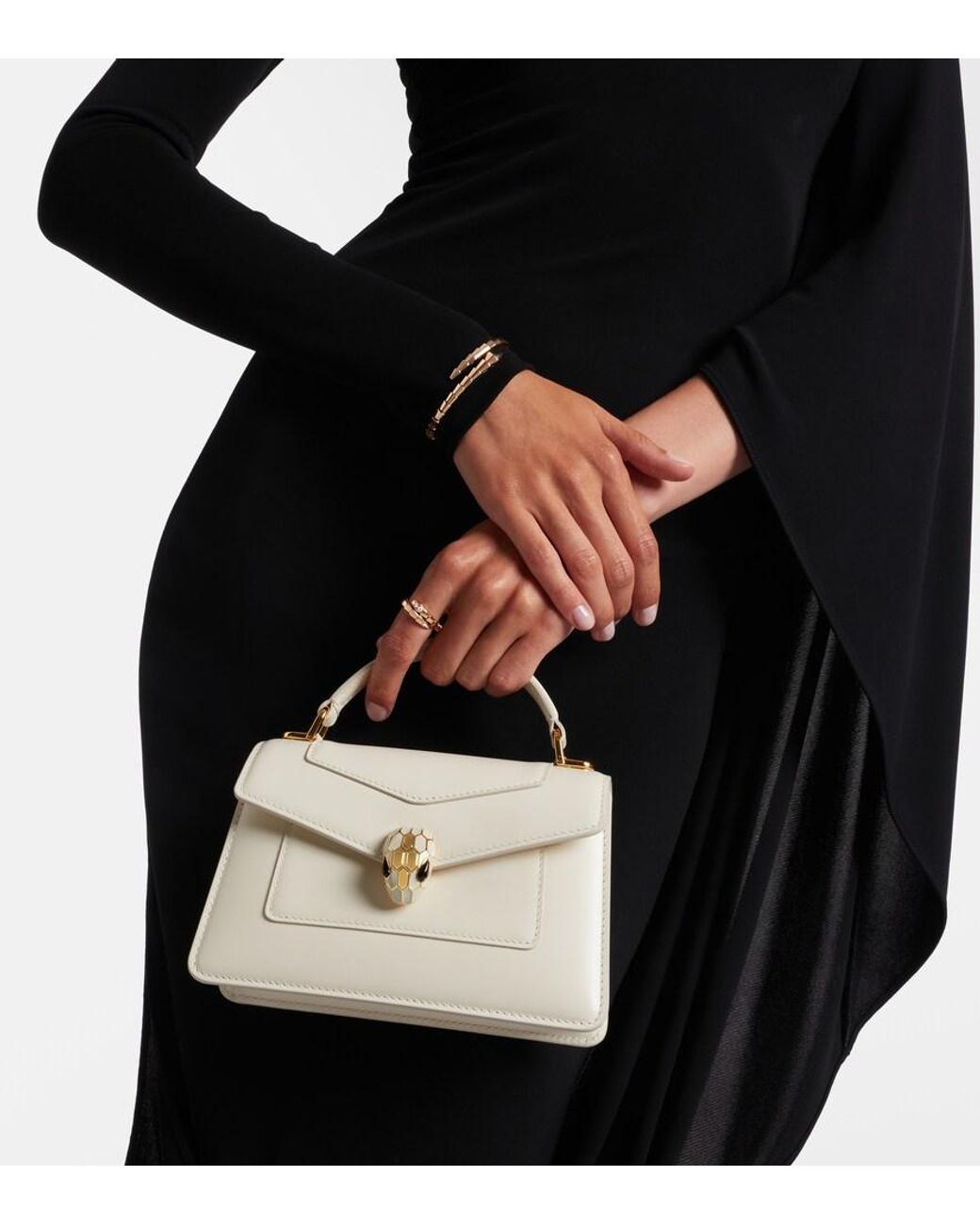 BVLGARI Natural Serpenti Forever Medium Top-Handle Bag