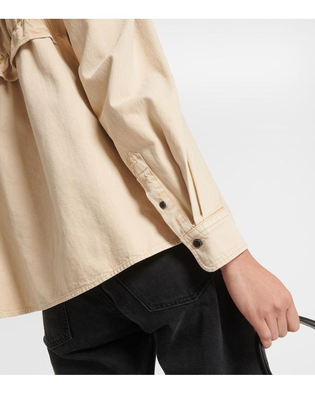 Isabel Marant Natural Idety Denim Top
