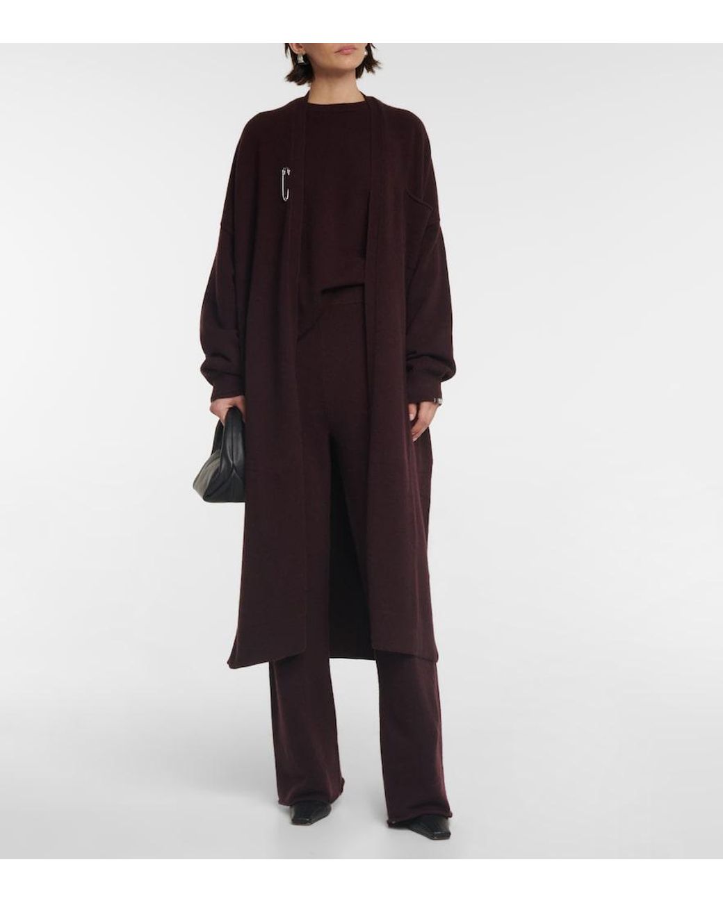 Extreme Cashmere Purple N°61 Koto Cashmere-Blend Cardigan