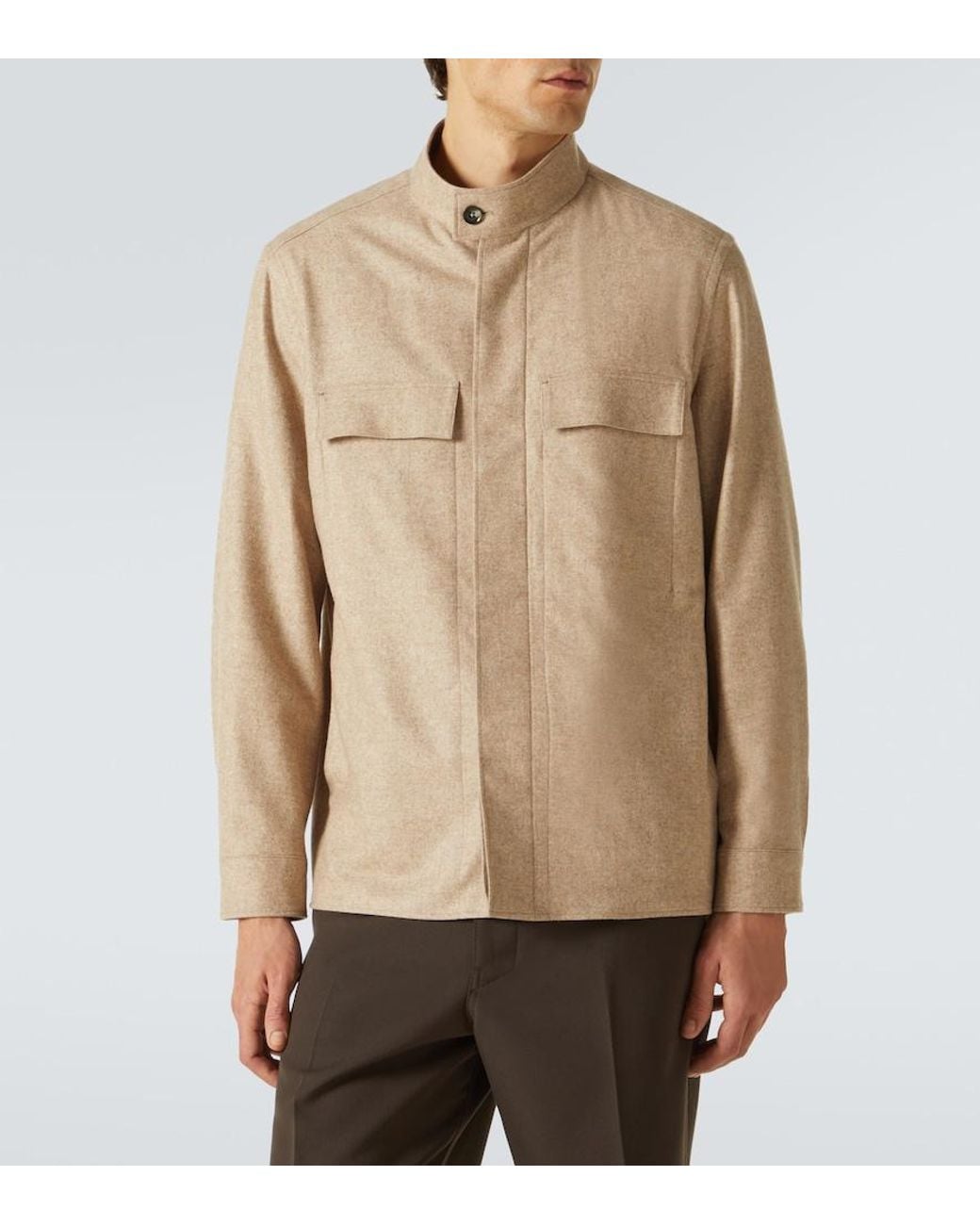 Zegna Natural Cashmere Jacket for men