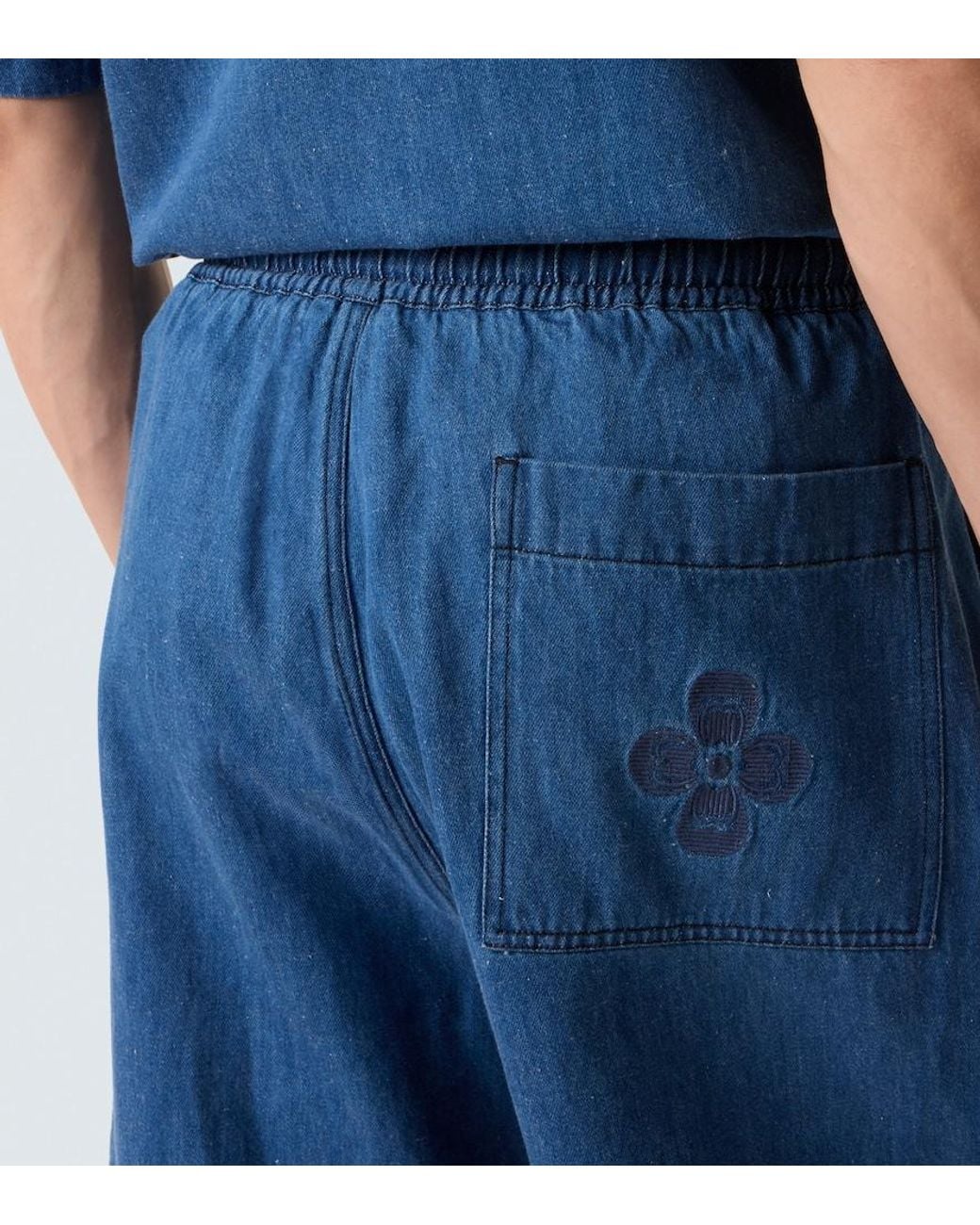 Bermuda En Jean Commas pour homme en coloris Blue