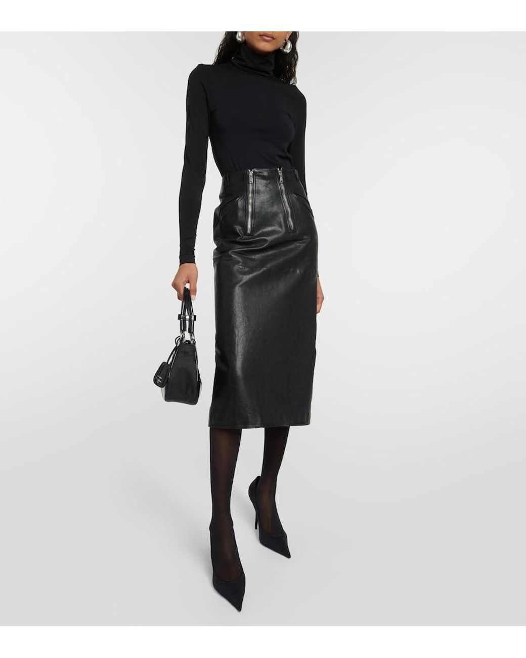 Wolford Black Aurora Jersey Tank Top