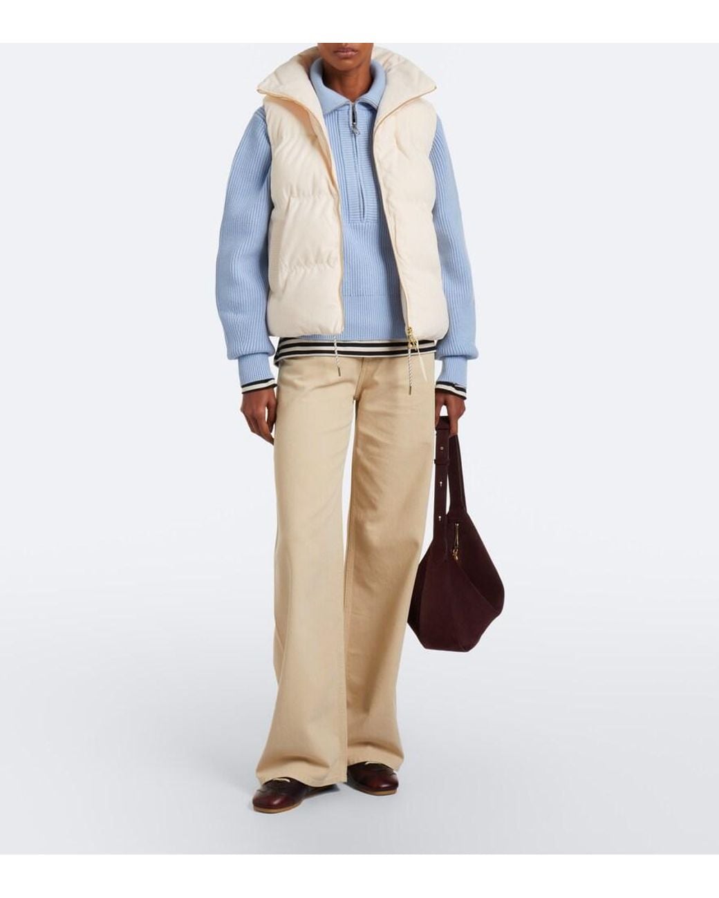 Varley Natural Lilah Corduroy Puffer Vest