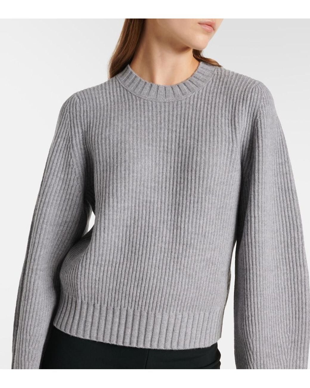 Dorothee Schumacher Gray Wool And Cashmere Sweater
