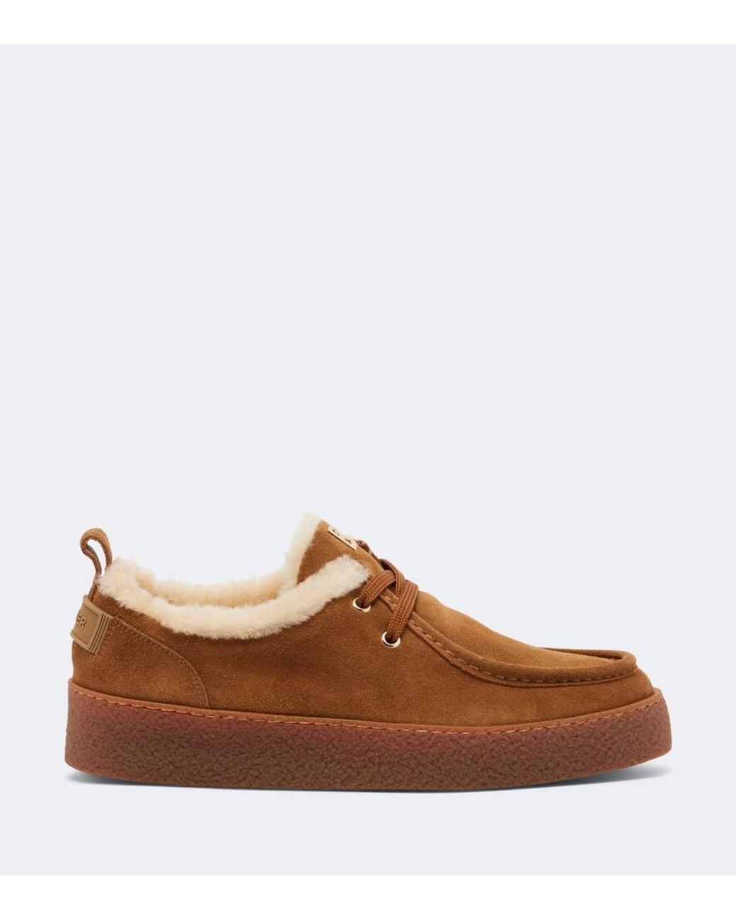 Bogner Brown Lucerne Shearling-Lined Suede Sneakers