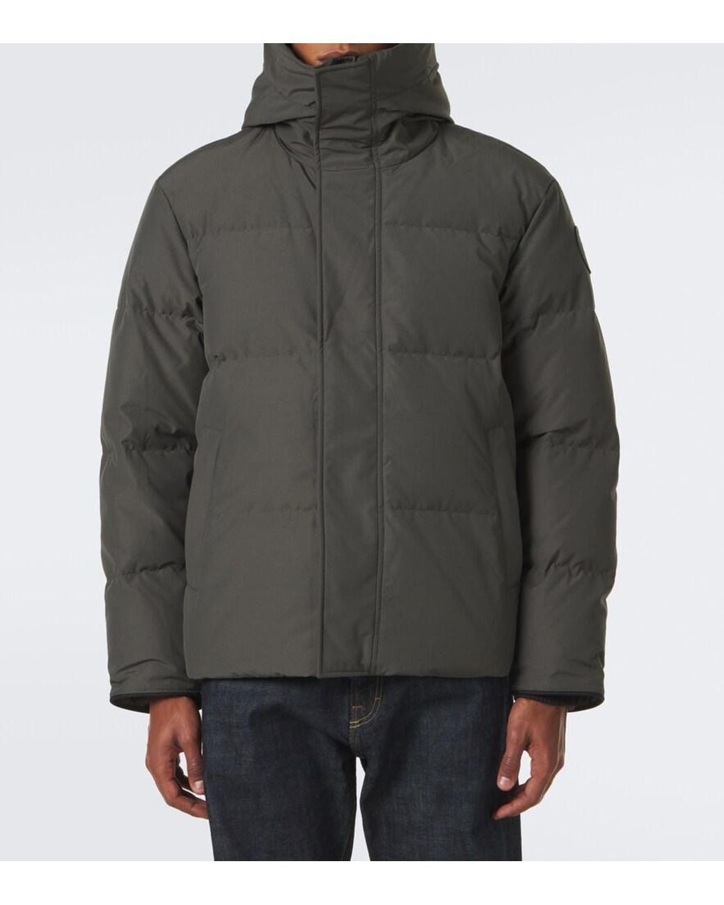 Canada Goose Green Seymour Hooded Down Jacket for men