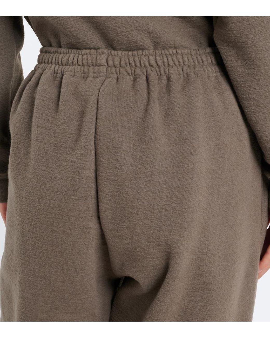 Magda Butrym Brown Cotton-Blend Sweatpants