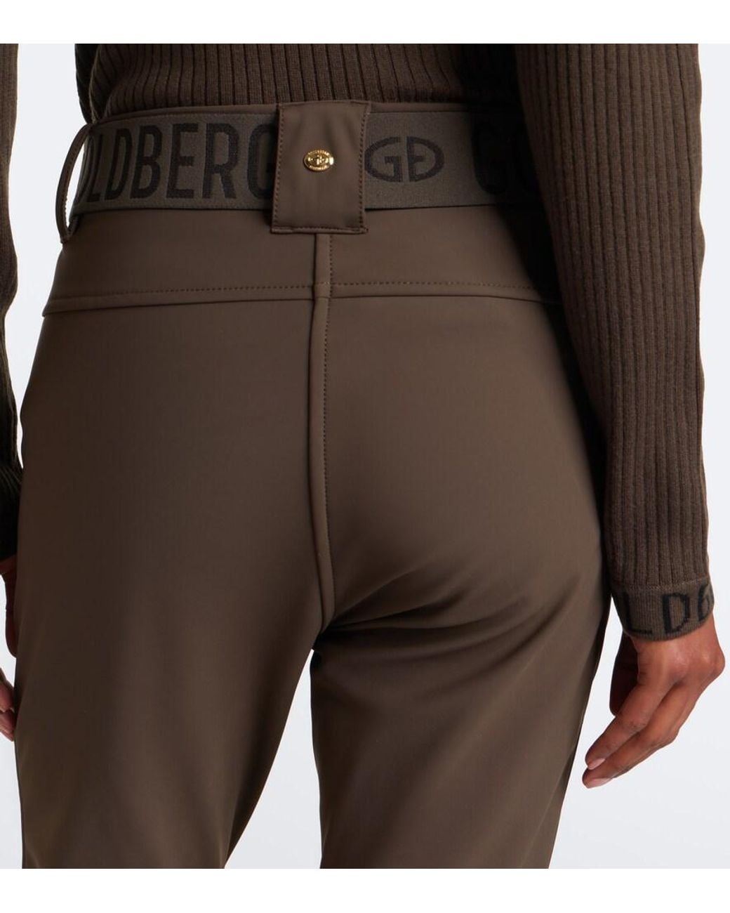 Goldbergh Gray Paris Belted Stirrup Ski Pants