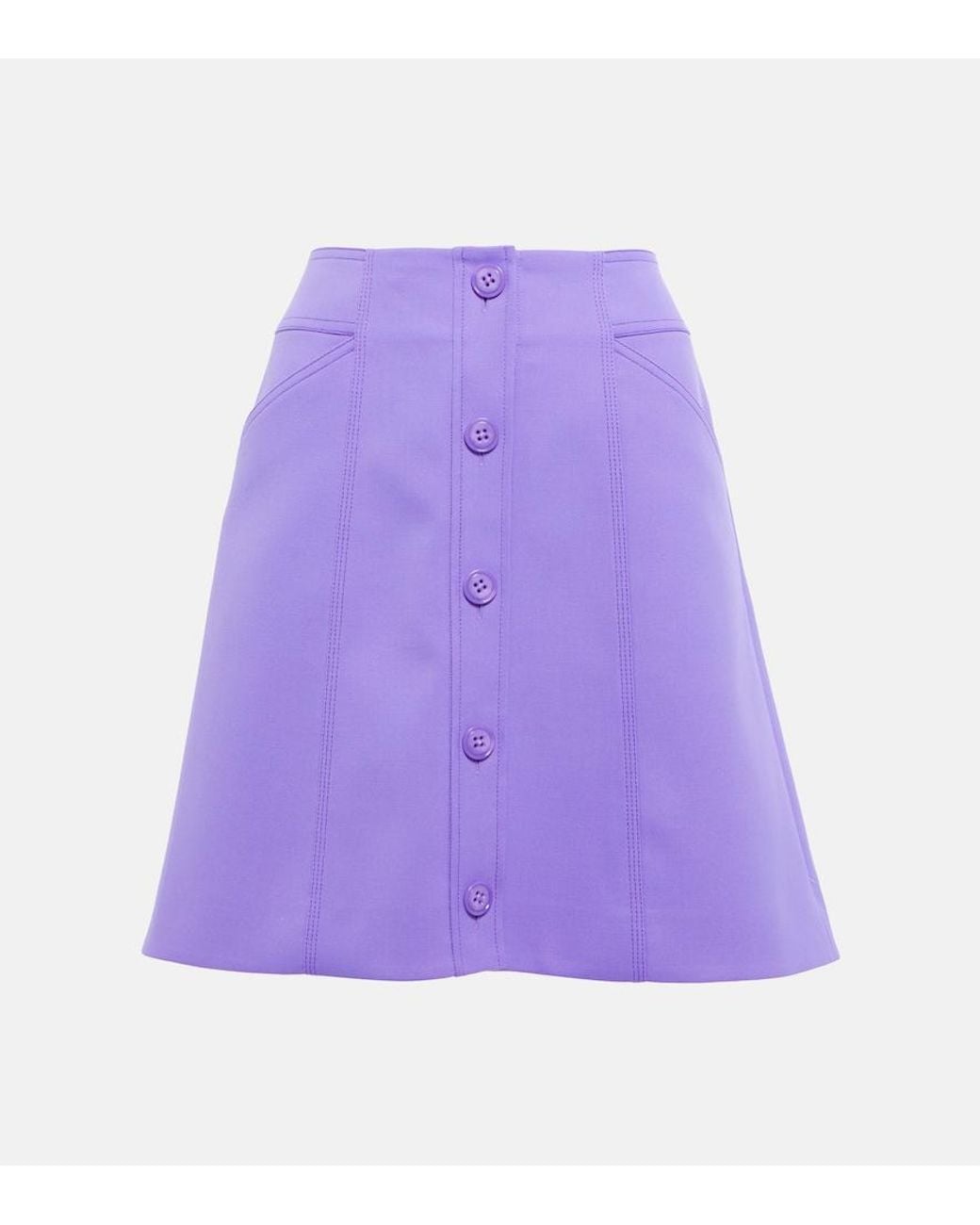 Dorothee Schumacher Purple Casual Attraction Miniskirt