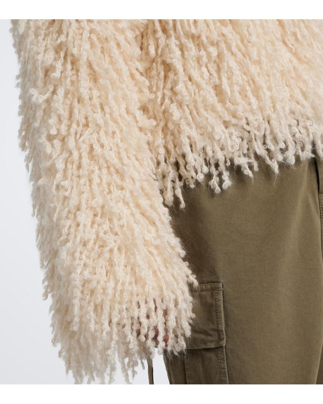 Fendi Natural Mohair, Cashmere, Silk, And Wool Jacket