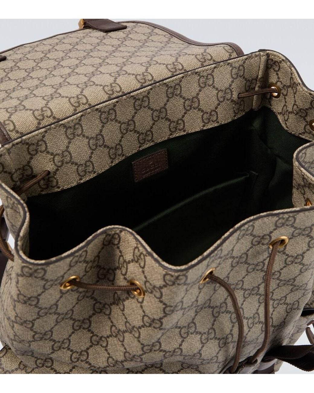 Gucci Brown Ophidia Gg Canvas Large Backpack for men