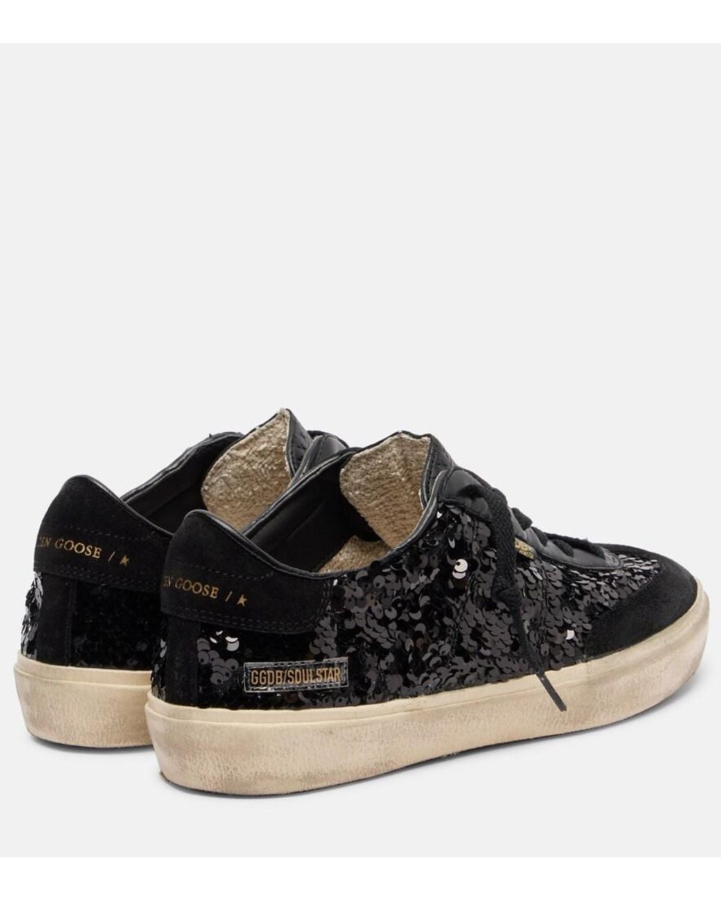 Golden Goose Deluxe Brand Black Soul-Star Sneakers