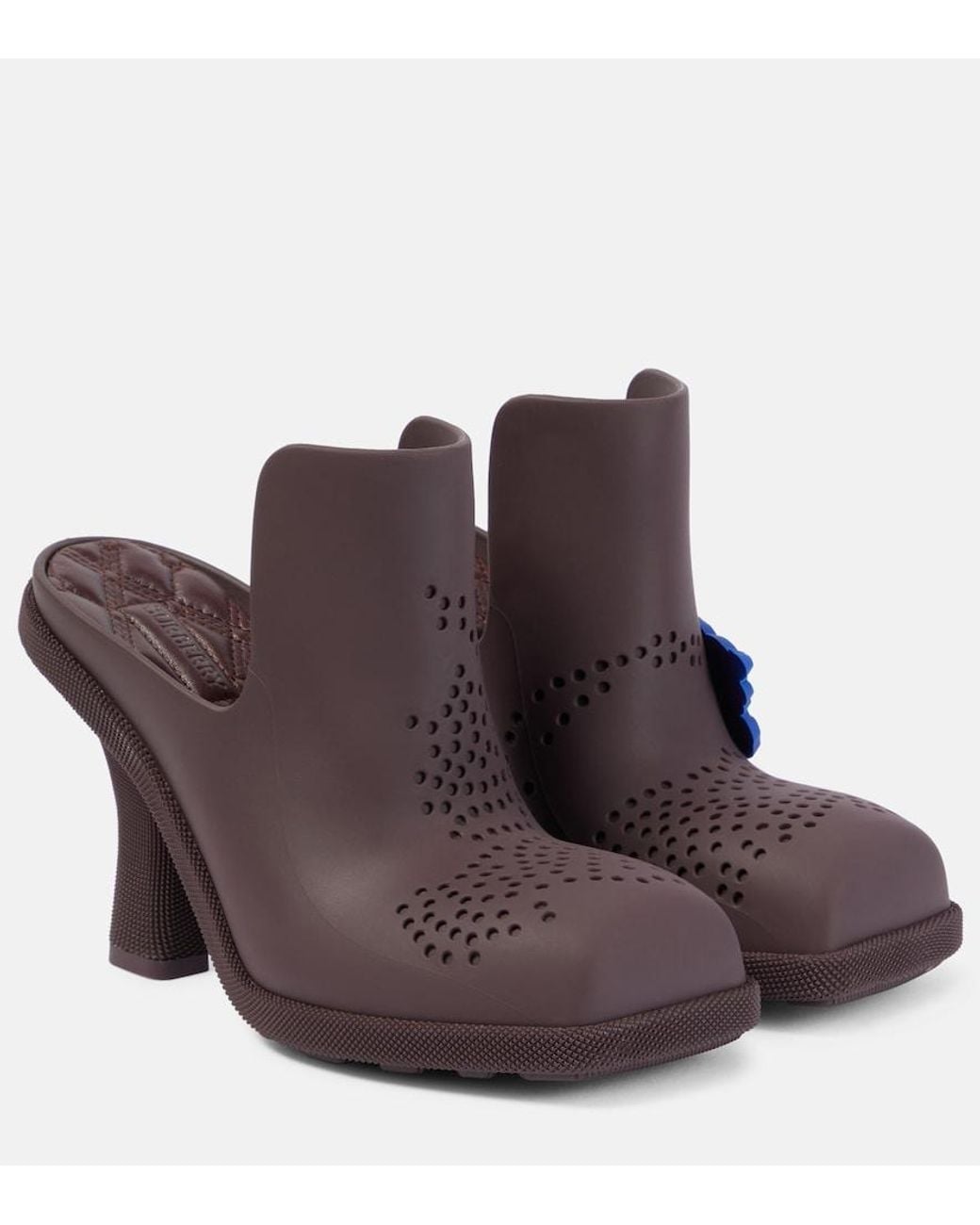 Burberry Purple Mules Barbican