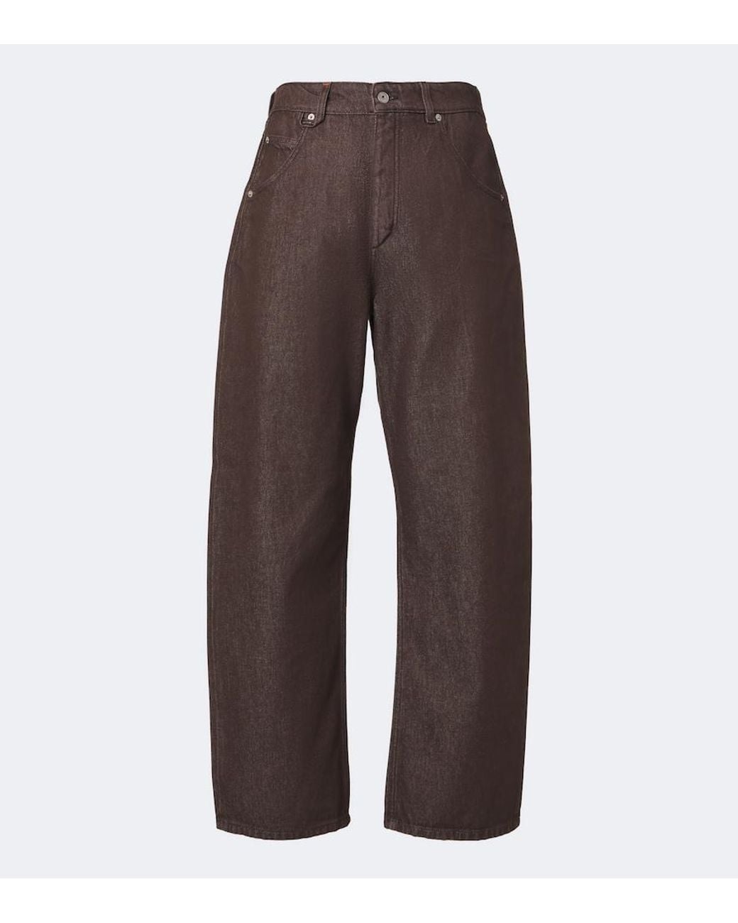 Jacquemus Brown De-Nimes Tempo Barrel-Leg Jeans for men