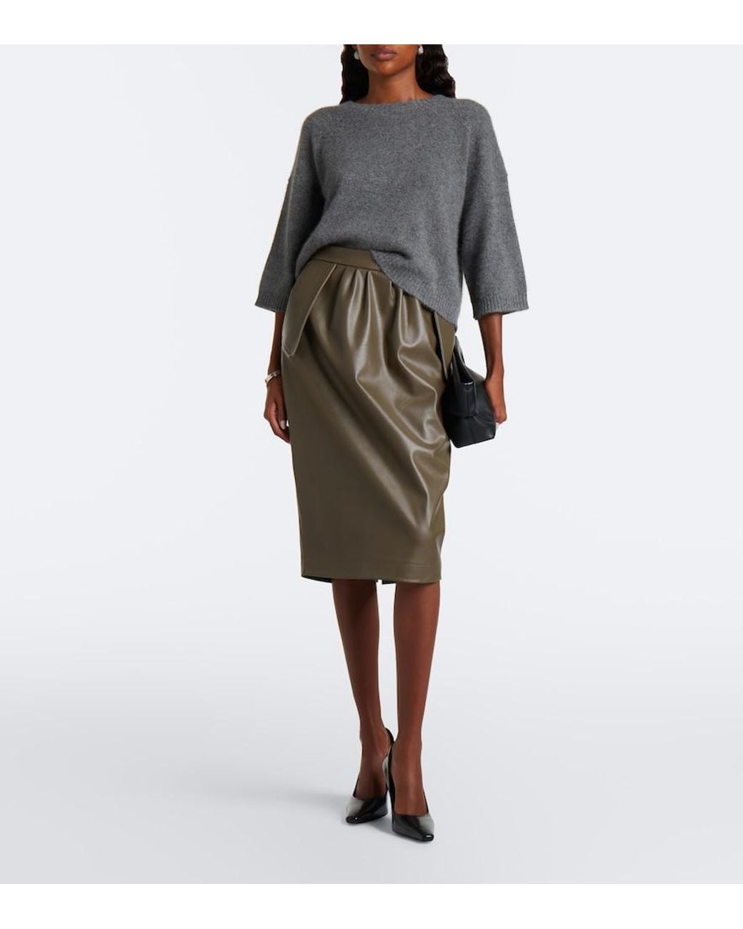 Loulou de Saison Gray Azali Wool-Blend Sweater