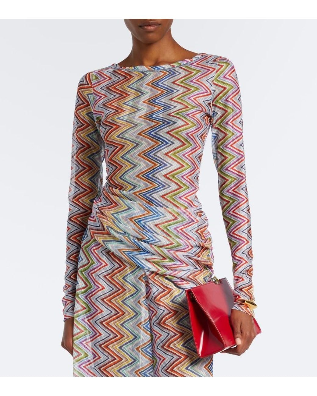 Missoni Multicolor Zigzag Minidress