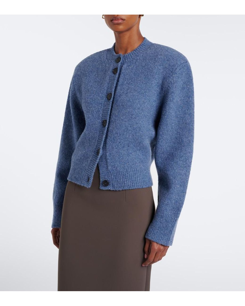 Rohe Blue Wool Cardigan