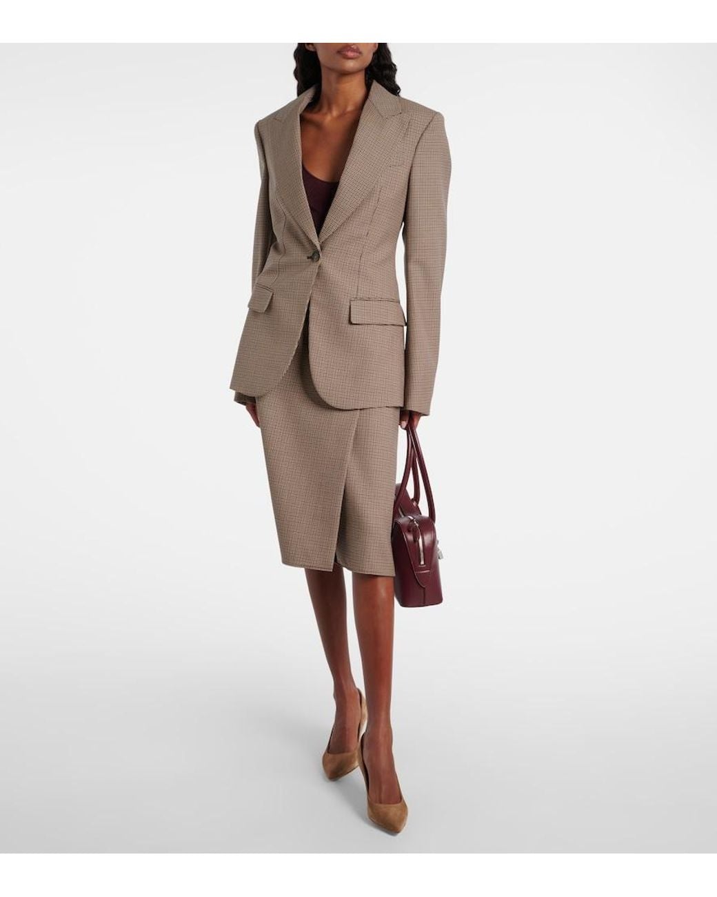 Gianvito Rossi Brown Gianvito 70 Suede Pumps